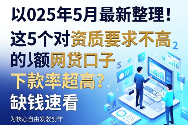 2025年5月最新整理!这5个对资质要求不高的大额网贷口子,下款率超高,缺钱速看