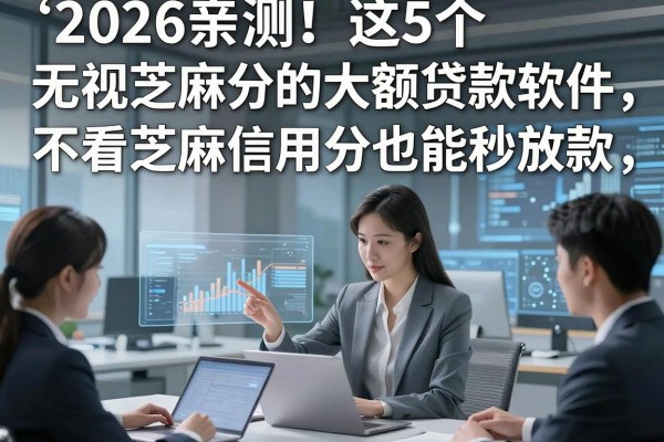 2026亲测!这5个无视芝麻分的大额贷款软件,不看芝麻信用分也能秒放款