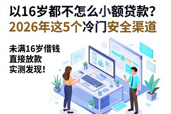 16岁都不到怎么小额贷款？2026年这5个冷门安全渠道，未满16岁借钱直接放款App实测发现！