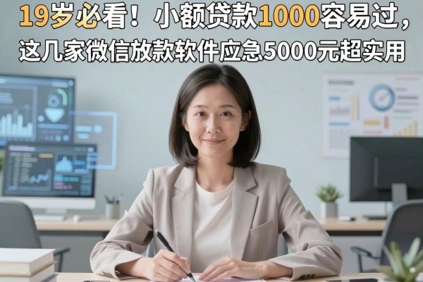 19岁必看！小额贷款1000容易过，这几家微信放款软件应急5000元超实用