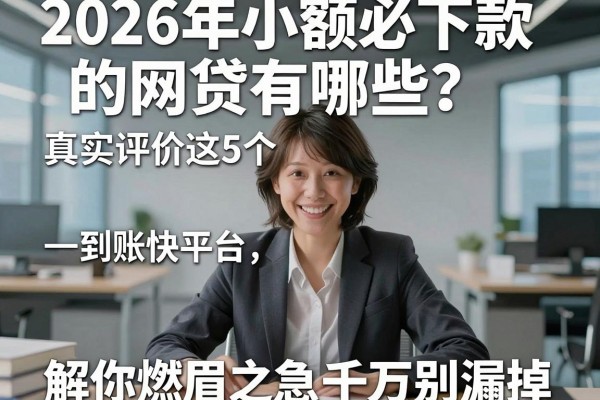 2026年小额必下款的网贷有哪些?真实评价这5个到账快平台,解你燃眉之急千万别漏掉!
