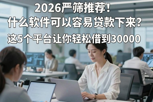 2026严筛推荐！什么软件可以容易贷款下来？这5个平台让你轻松借到30000