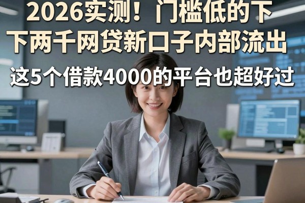 2026实测!门槛低的下两千网贷新口子内部流出,这5个借款4000的平台也超好过