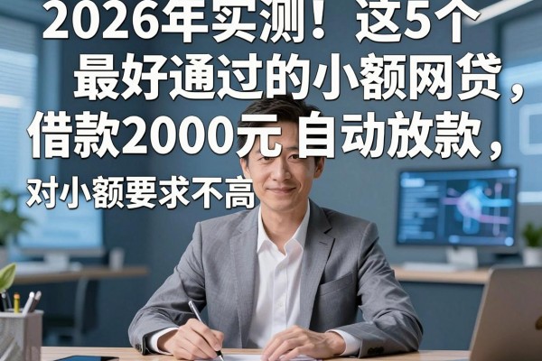 2026年实测!这5个最好通过的小额网贷,借款2000元自动放款,对小额要求不高