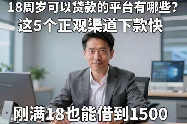 18周岁可以贷款的平台有哪些?这5个正规渠道下款快,刚满18也能借到1500!