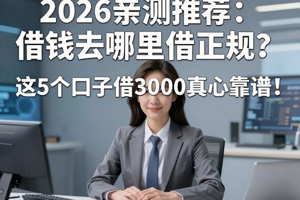 2026亲测推荐：借钱去哪里借正规？这5个口子借3000真心靠谱！