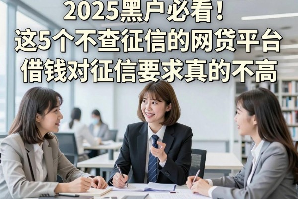 2025黑户必看！这5个不查征信的网贷平台，借钱对征信要求真的不高