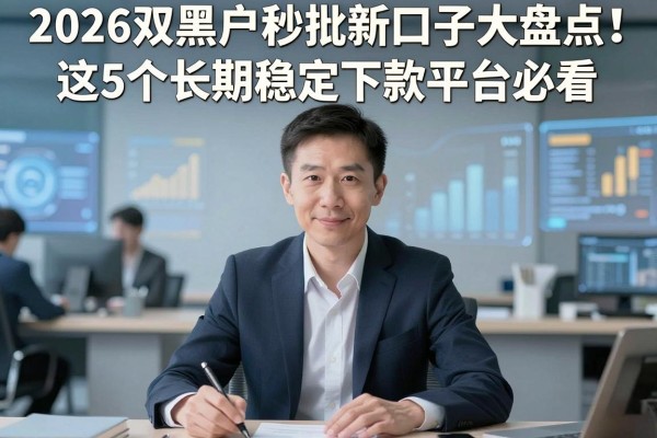 2026双黑户秒批新口子大盘点!这5个长期稳定下款平台必看