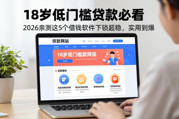 18岁低门槛贷款必看!2026亲测这5个借钱软件下款超稳,实用到爆