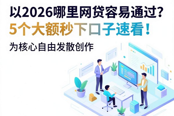 2026哪里网贷容易通过？这5个大额秒下口子速看！