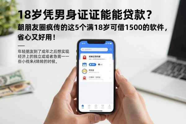 18岁凭身份证就能贷款?2026朋友圈疯传的这5个满18岁可借1500的软件,省心又好用!