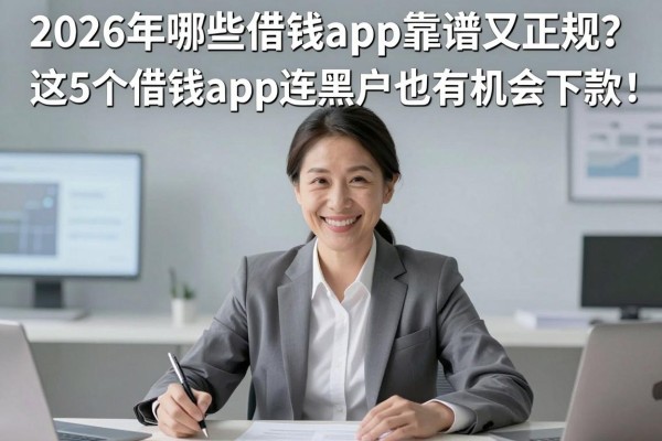 2026年哪些借钱app靠谱又正规?这5个借钱app连黑户也有机会下款!
