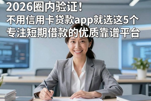 2026圈内验证！不用信用卡贷款app就选这5个专注短期借款的优质靠谱平台
