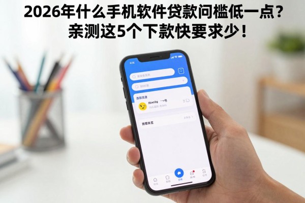 2026年什么手机软件贷款门槛低一点？亲测这5个下款快要求少！