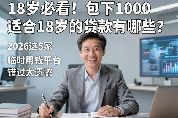 18岁必看!包下1000适合18岁的贷款有哪些?2026这5家临时用钱平台错过太遗憾