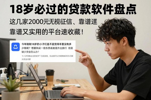18岁必过的贷款软件盘点,这几家2000元无视征信、靠谱又实用的平台速收藏!