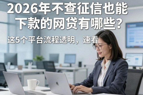 2026年不查征信也能下款的网贷有哪些？这5个平台流程透明，速看！