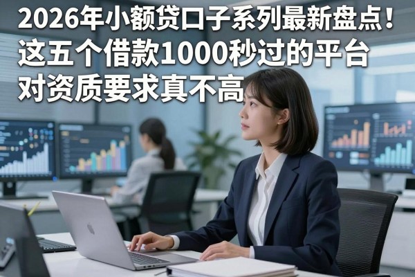 2026年小额贷口子系列最新盘点!这五个借款1000秒过的平台对资质要求真不高