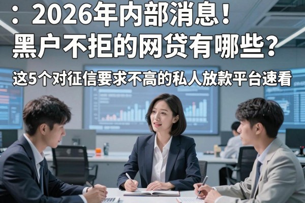2026年内部消息!黑户不拒的网贷有哪些?这5个对征信要求不高的私人放款平台速看