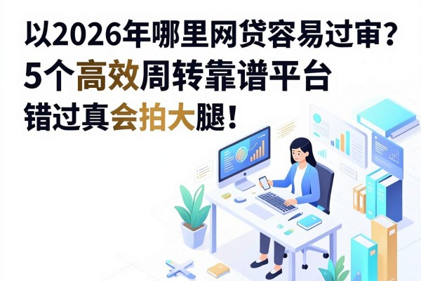 2026年哪里网贷容易过审?这5个高效周转靠谱平台错过真会拍大腿!