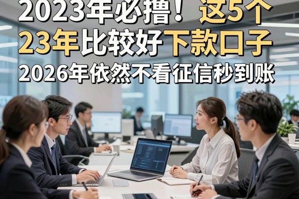 2023年必撸!这5个23年比较好下款口子,2026年依然不看征信秒到账