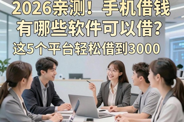 2026亲测!手机借钱有哪些软件可以借?这5个平台轻松借到3000