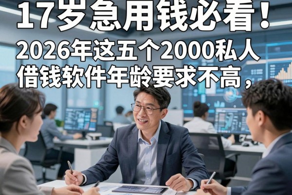 17岁急用钱必看!2026年这五个2000私人借钱软件年龄要求不高,秒到账攻略