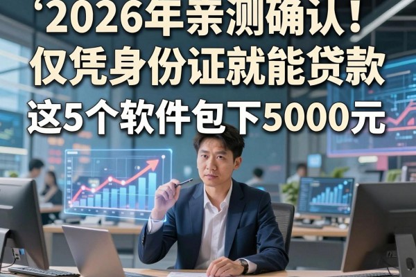2026年亲测确认!仅凭身份证就能贷款,这5个软件包下5000元