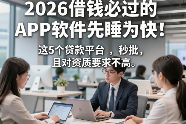 2026借钱必过的APP软件先睹为快!这5个贷款平台秒批且对资质要求不高