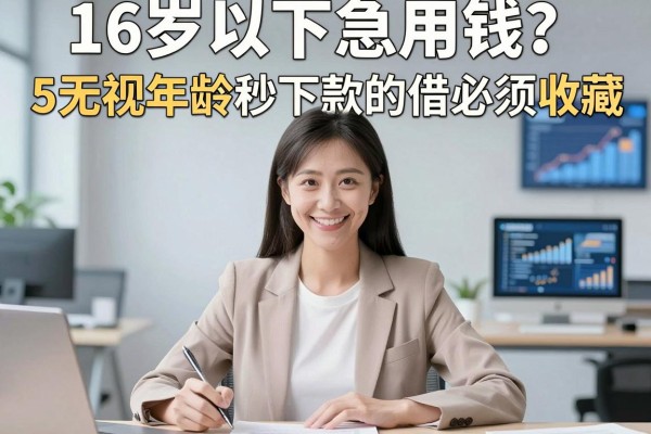 16岁以下急用钱?5无视年龄秒下款的借钱软件必须收藏