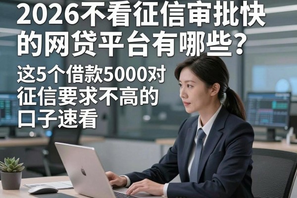 2026不看征信审批快的网贷平台有哪些？这5个借款5000对征信要求不高的口子速看！