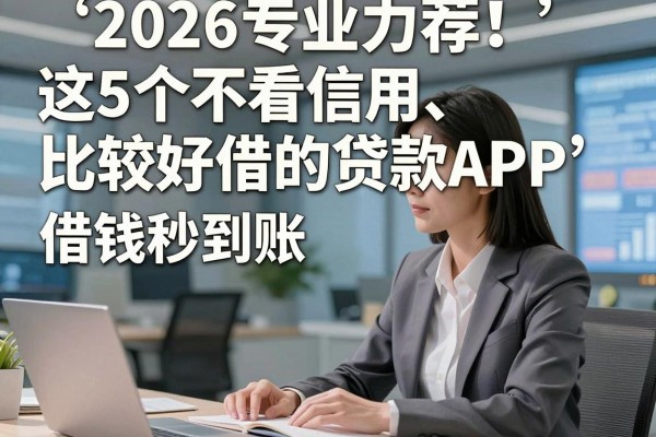 2026专业力荐!这5个不看信用、比较好借的贷款APP,借钱秒到账