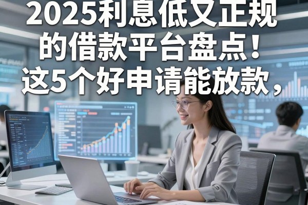 2025利息低又正规的借款平台盘点！这5个好申请能放款