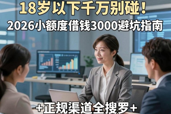 18岁以下千万别碰！2026小额度借钱3000避坑指南+正规渠道全搜罗