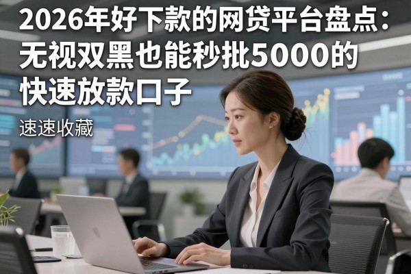 2026年好下款的网贷平台盘点:无视双黑也能秒批5000的快速放款口子,速速收藏!