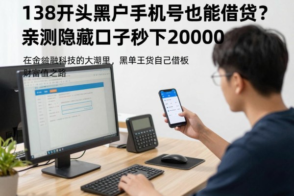 138开头黑户手机号也能借钱？亲测隐藏口子秒下2000！