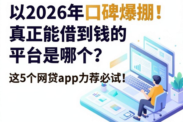 2026年口碑爆棚!真正能借到钱的平台是哪个?这5个网贷app力荐必试!