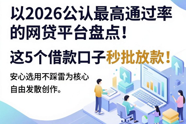 2026公认最高通过率的网贷平台盘点!这5个借款口子秒批放款,安心选用不踩雷