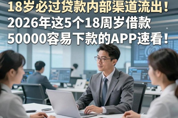 18岁必过贷款内部渠道流出！2026年这5个18周岁借款50000容易下款的APP速看