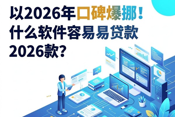 2026年口碑爆棚！什么软件容易贷款2026款？这五个微信放款平台借款超容易