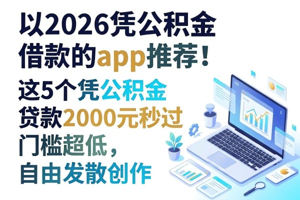 2026凭公积金借款的app推荐!这5个凭公积金贷款2000元秒过,门槛超低