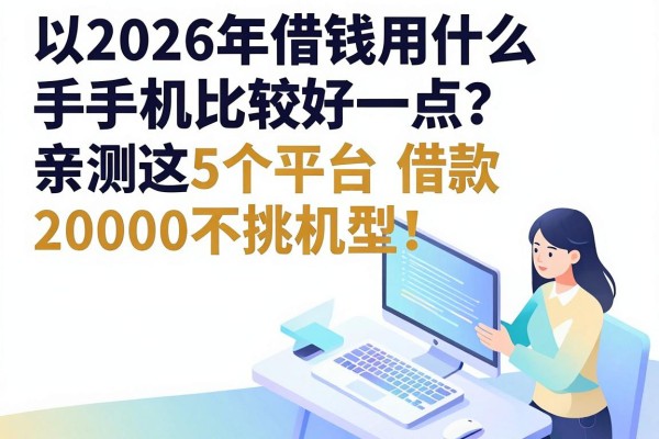 2026年借钱用什么手机比较好一点?亲测这5个平台借款20000不挑机型!