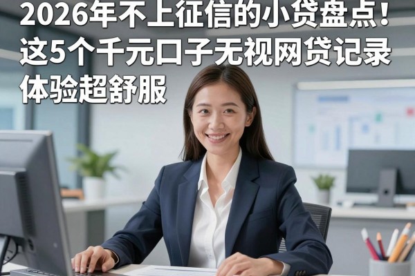 2026年不上征信的小贷盘点！这5个千元口子无视网贷记录，体验超舒服