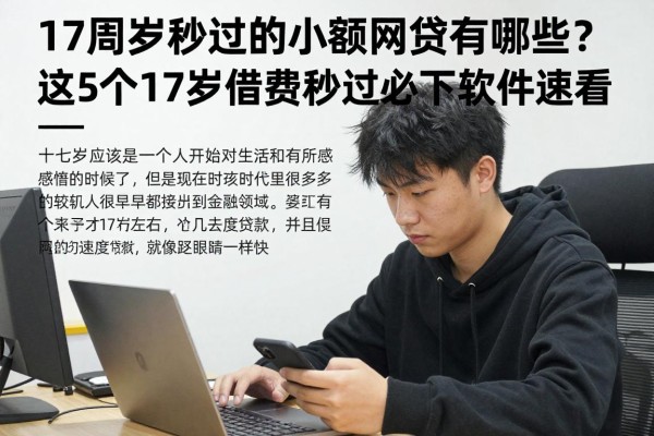 17周岁秒过的小额网贷有哪些?这5个17岁借款秒过必下软件速看
