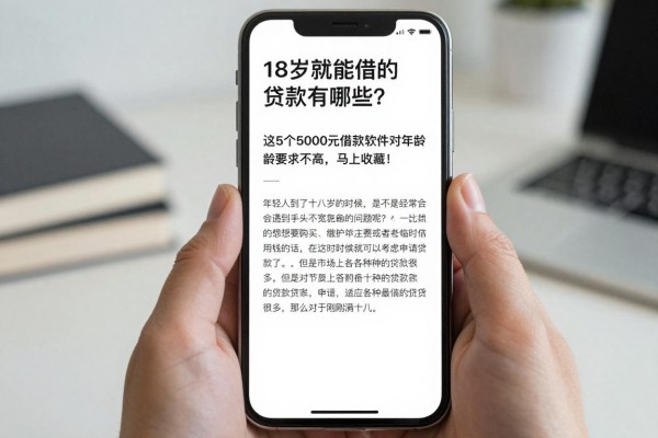 18岁就能借的贷款有哪些?这5个5000元借款软件对年龄要求不高,马上收藏!