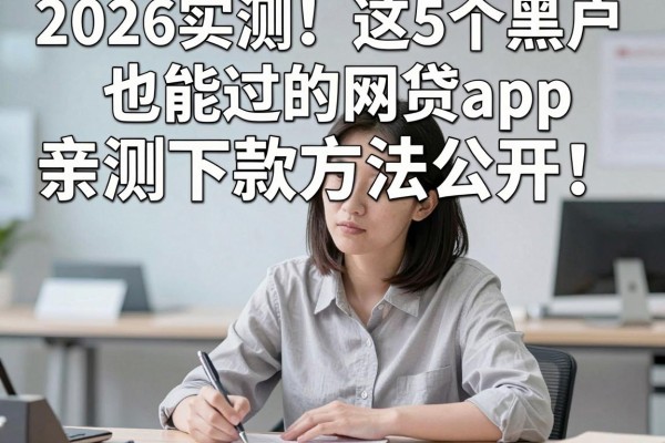 2026实测!这5个黑户也能过的网贷app,亲测下款方法公开