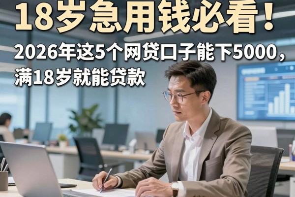 18岁急用钱必看!2026年这5个网贷口子能下5000,满18岁就能贷款