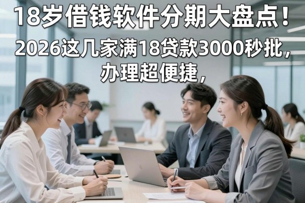 18岁借钱软件分期大盘点！2026这几家满18贷款3000秒批，办理超便捷