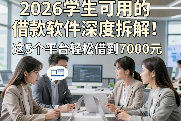 2026学生可用的借款软件深度拆解！这5个平台轻松借到7000元