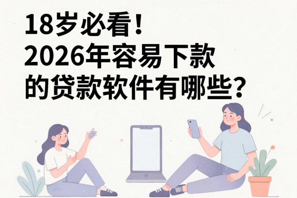 18岁必看!2026年容易下款的贷款软件有哪些?盘点5个借钱秒到账、对资质要求不高的平台